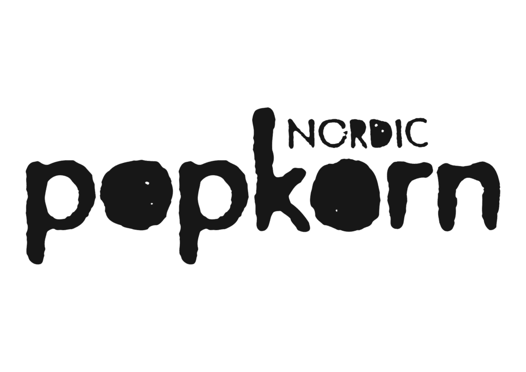 Popkorn logo sort generel