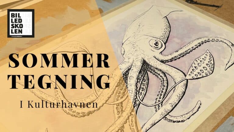 Sommertegning i Kulturhavnen