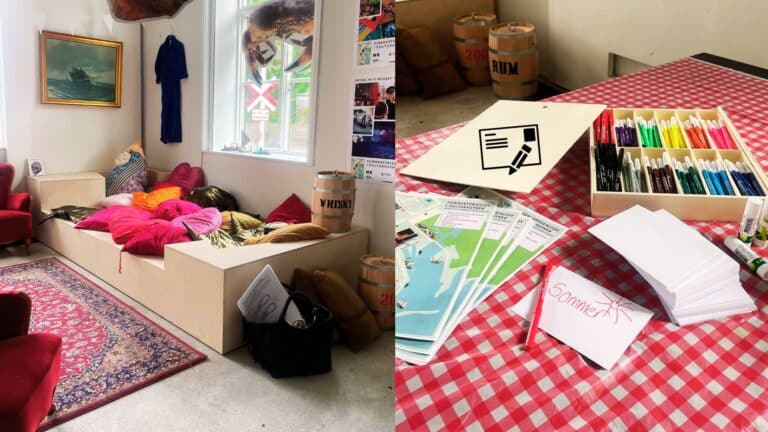 Hyggekrog og madpakker i Krydsfeltet