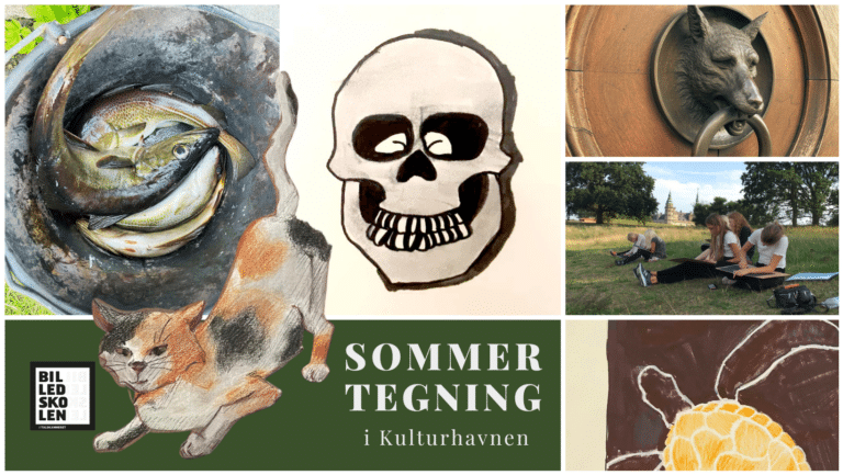 Sommertegning i Kulturhavnen