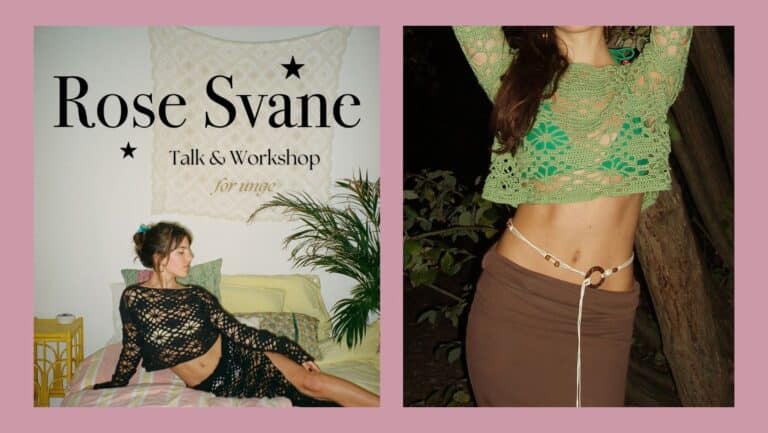 Udsolgt: ROSE SVANE workshop, talk & fællesmiddag ❤