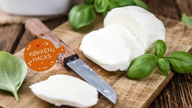 Køkkenhacks: Hjemmelavet frisk mozzarella