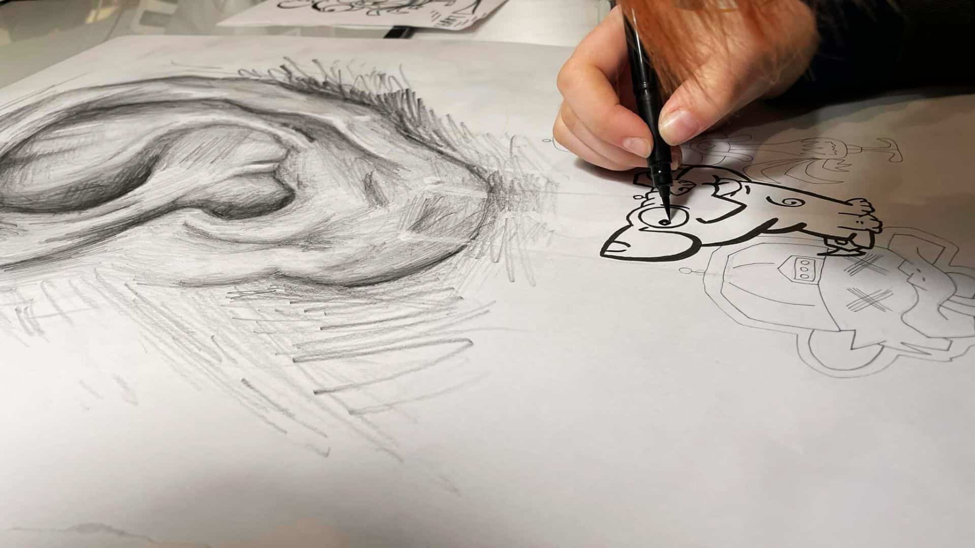 Klassisk tegning og illustration