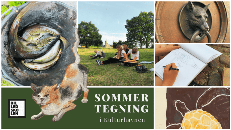 Sommertegning i Kulturhavnen