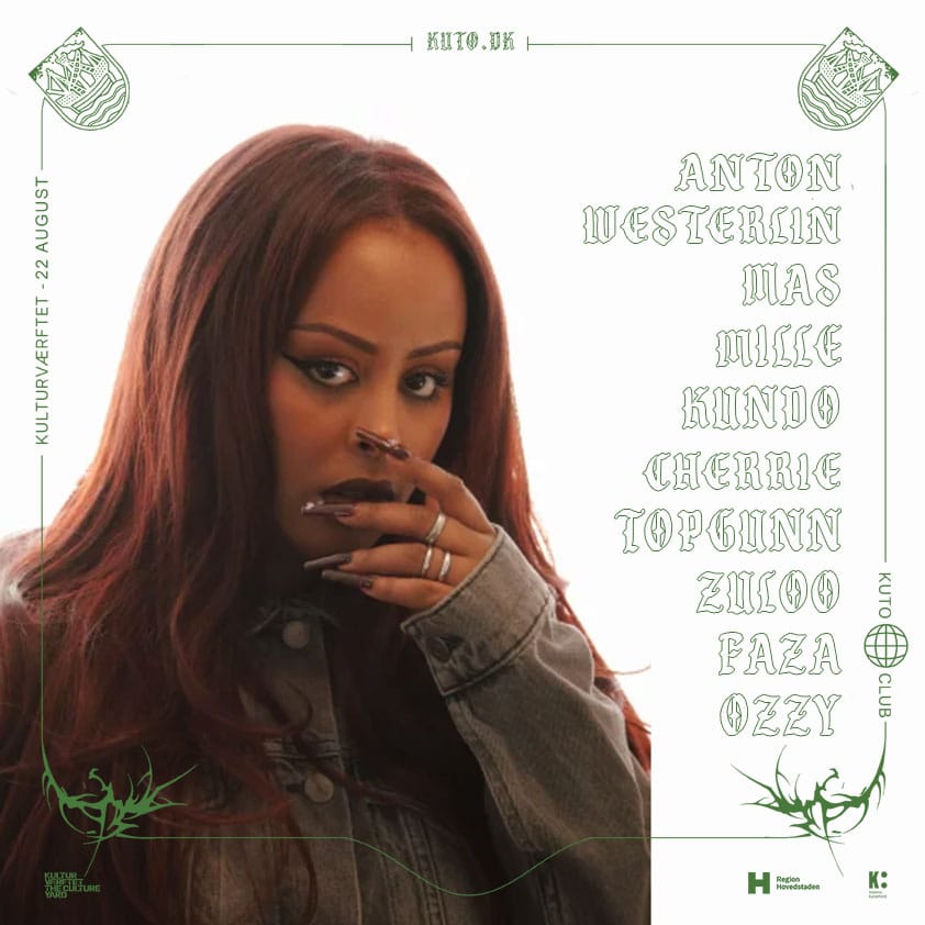 Venteliste: KUTO Club - Anton Westerlin, MAS, Ozzy, Mille, Faza, Cherrie, Zuloo, TopGunn, Kundo 9 cherrie square