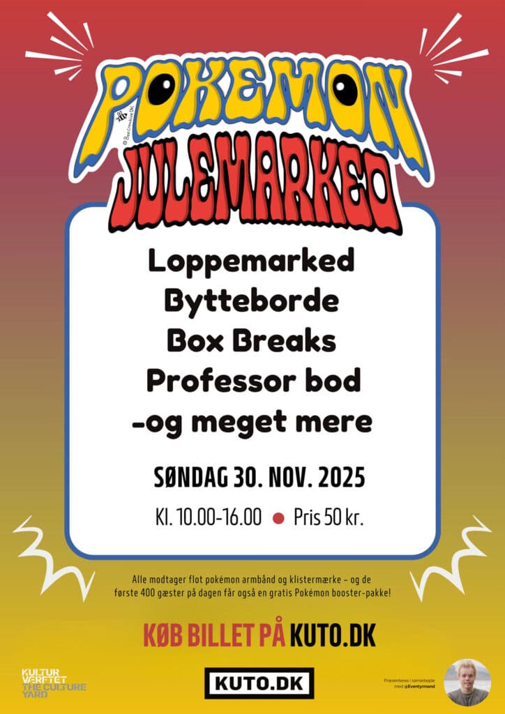 Pokémon Julemarked 9 Pokemon plakat web