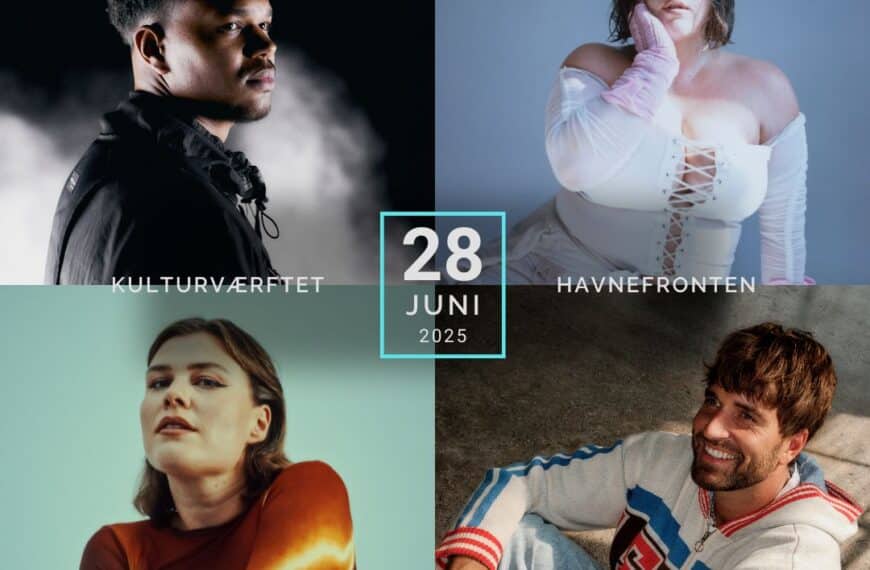 Stor sommerkoncert på havnefronten lørdag 28. juni