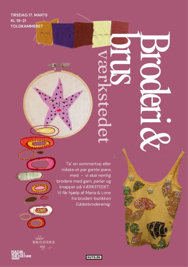 plakat broderi og brus
