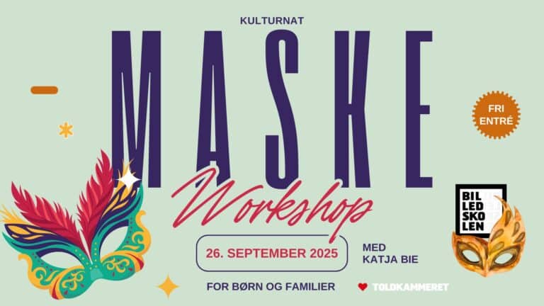 Maskeworkshop i Kulturnatten