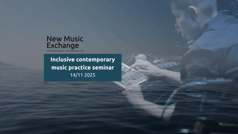 New Music ExChange Seminar – 14. november