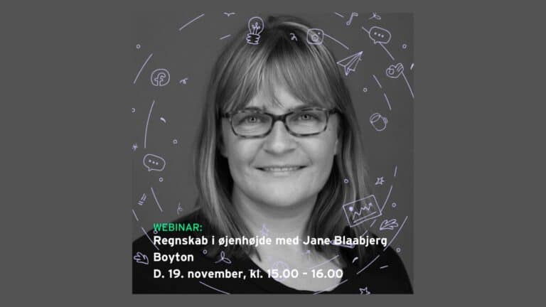 Kalenderen 74 WEBINAR: Regnskab i øjenhøjde