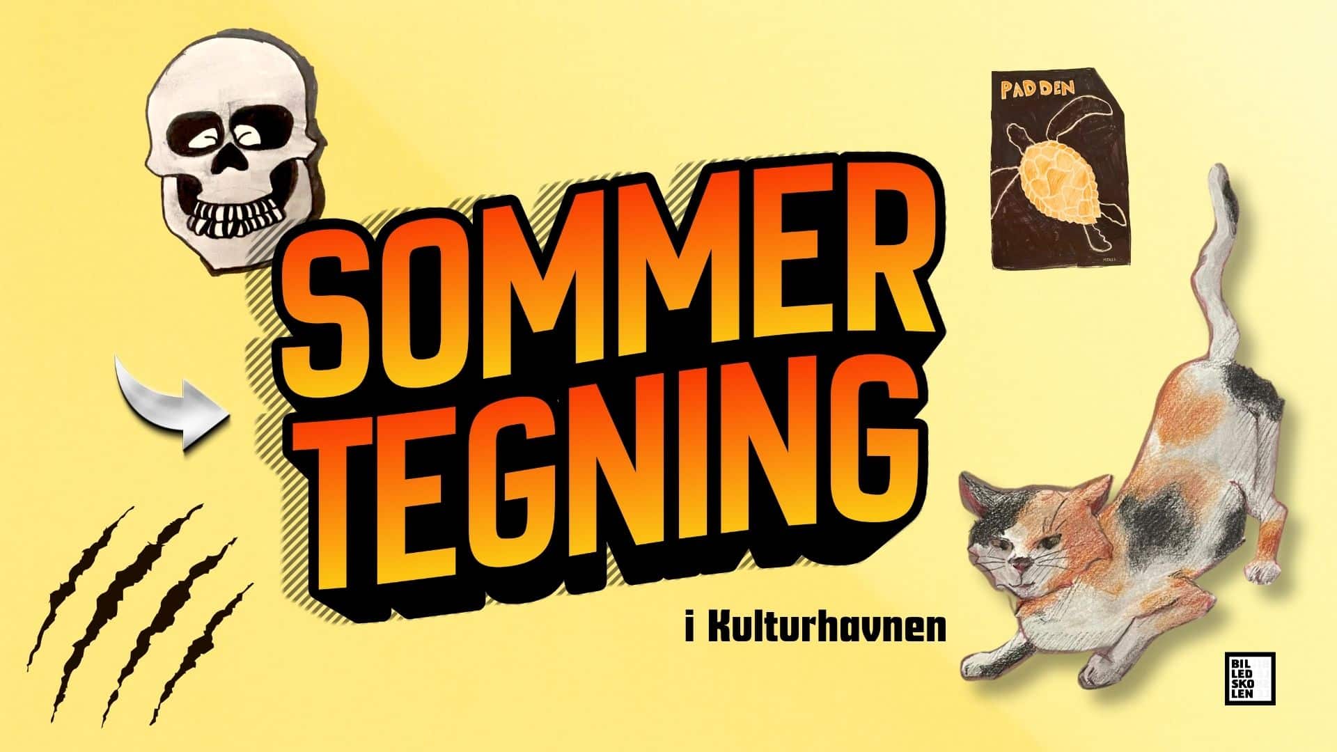 Sommertegning i Kulturhavnen
