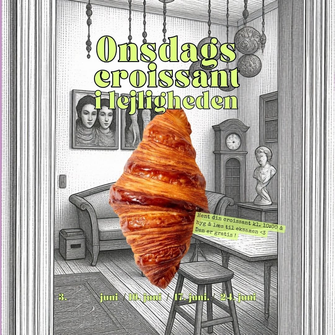 Onsdags croissant i Lejligheden, Juni 2026