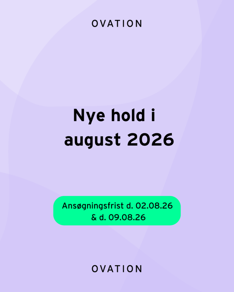 Ovation: Nye hold i august 2026 7 Nye hold i august lilla format instagram