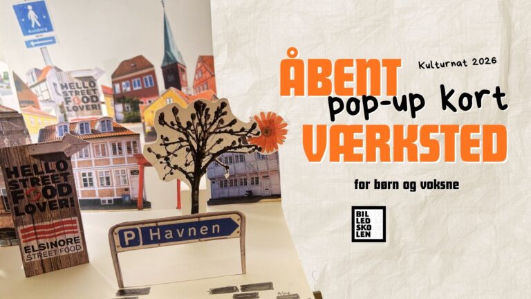 Kulturnat: &Aring;bent pop-up kort v&aelig;rksted